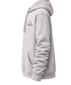 Alternative view of Gray Hoodie Milton Cotton