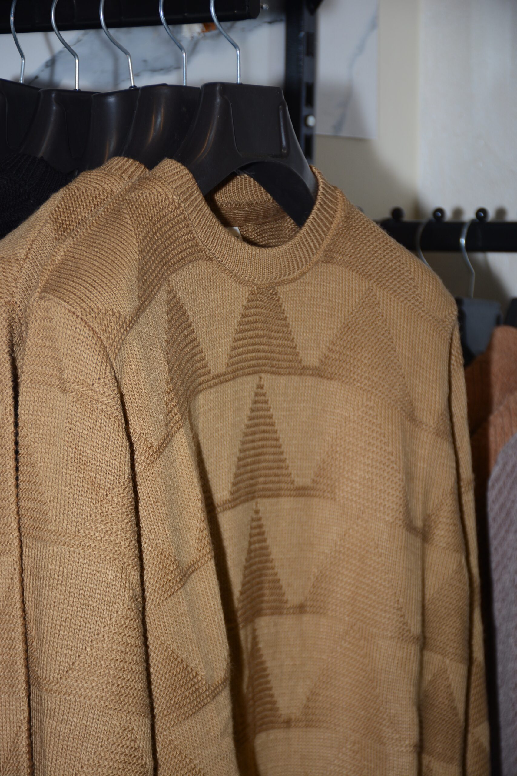 Brown Knitted Sweater - Image 4